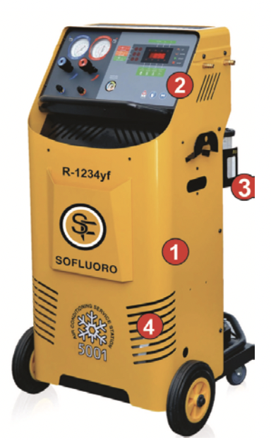 Automotive A/C Service Station (R-1234yf)