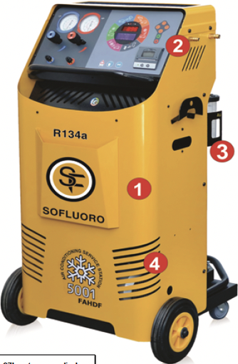 [SF800 800 500] Full Automatic Automotive A/C Service Station (R134a)